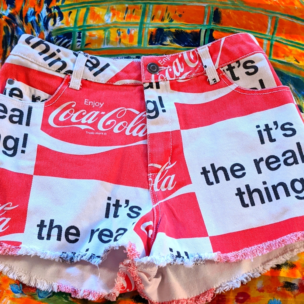 Vintage Coca-Cola shorts it's the real thing!